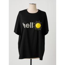 WIYA - T-shirt noir en polyester - Femme - Taille TU - Modz