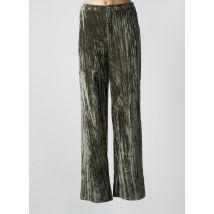 CHARLIOR - Pantalon large vert en polyester - Femme - Taille 36 - Modz