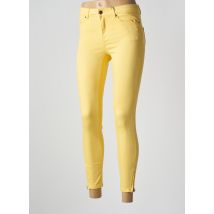 VERO MODA - Jeans coupe slim jaune en coton - Femme - Taille 34 - Modz