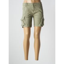 PLACE DU JOUR - Short vert en coton - Femme - Taille 36 - Modz