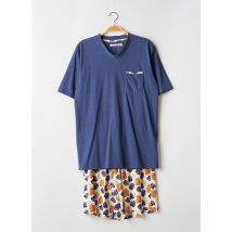 CHRISTIAN CANE - Pyjama bleu en coton - Femme - Taille 38 - Modz