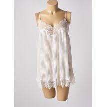 MARJOLAINE - Nuisette/combinette beige en polyester - Femme - Taille 38 - Modz