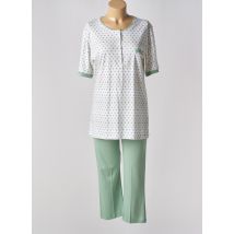 CANAT - Pyjama vert en coton - Femme - Taille 40 - Modz