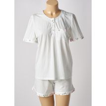 CANAT X ANNE DE SOLÈNE - Pyjama vert en coton - Femme - Taille 38 - Modz