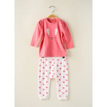NAME IT - Ensemble pantalon rose en coton - Fille - Taille TU - Modz