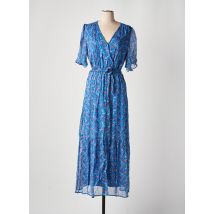 GRACE & MILA - Robe longue bleu en viscose - Femme - Taille 36 - Modz