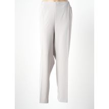 ADELINA BY SCHEITER - Pantalon droit gris en polyester - Femme - Taille 54 - Modz