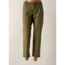STARK - Pantalon 7/8 vert en coton - Femme - Taille 50 - Modz