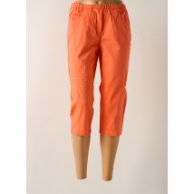 BRANDTEX - Corsaire orange en coton - Femme - Taille 38 - Modz
