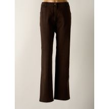 KJBRAND - Jeans coupe droite marron en coton - Femme - Taille 50 - Modz