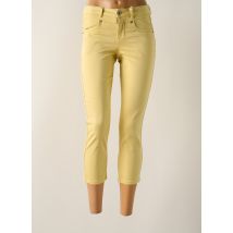 RED BUTTON - Pantacourt jaune en coton - Femme - Taille 34 - Modz