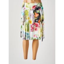 ESCOLA - Jupe mi-longue vert en viscose - Femme - Taille 50 - Modz