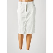 SIGNATURE - Jupe mi-longue blanc en coton - Femme - Taille 36 - Modz