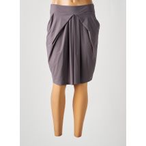 CASSIOPEE - Jupe mi-longue gris en polyamide - Femme - Taille 42 - Modz