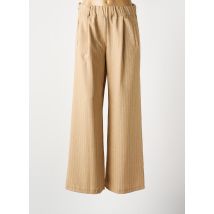 PAKO LITTO - Pantalon large beige en polyester - Femme - Taille 38 - Modz