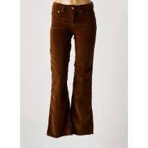 LOLA ESPELETA - Pantalon flare marron en coton - Femme - Taille W26 - Modz