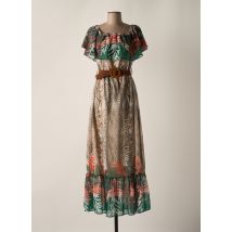 GREGORY PAT - Robe longue beige en polyester - Femme - Taille 36 - Modz