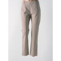 CHRISTINE LAURE - Pantalon slim orange en coton - Femme - Taille 38 - Modz