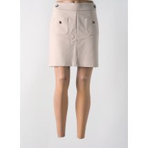 MORGAN - Jupe courte beige en coton - Femme - Taille 42 - Modz