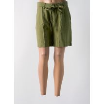 YES.ZEE - Bermuda vert en lin - Femme - Taille 42 - Modz