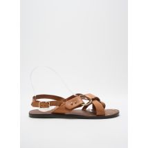 SAN MARINA - Tongs marron en cuir - Femme - Taille 37 - Modz