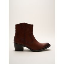 MARCO TOZZI - Bottines/Boots marron en cuir - Femme - Taille 36 - Modz