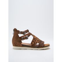 MARCO TOZZI - Sandales/Nu pieds marron en cuir - Femme - Taille 37 - Modz