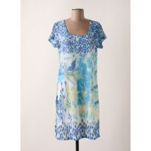 KALISSON - Robe mi-longue bleu en polyester - Femme - Taille 38 - Modz
