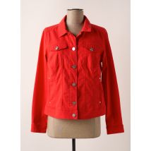 BRANDTEX - Veste casual rouge en coton - Femme - Taille 50 - Modz