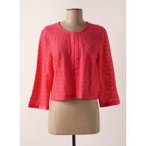 SIGNATURE - Veste casual rose en coton - Femme - Taille 44 - Modz