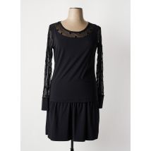 MJ & CO - Robe mi-longue noir en polyamide - Femme - Taille 44 - Modz