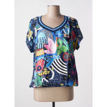 KALISSON - Blouse bleu en viscose - Femme - Taille 44 - Modz