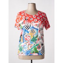 BAGORAZ - T-shirt rouge en coton - Femme - Taille 54 - Modz