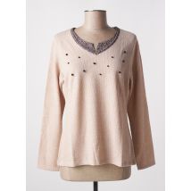 BAGORAZ - Pull beige en polyester - Femme - Taille 46 - Modz