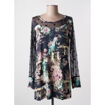 MJ & CO - Tunique manches longues noir en viscose - Femme - Taille 38 - Modz