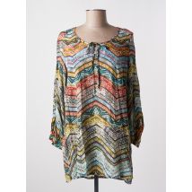 KJBRAND - Tunique manches longues bleu en viscose - Femme - Taille 40 - Modz