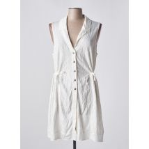 SIMCLAN - Gilet sans manche blanc en viscose - Femme - Taille 46 - Modz