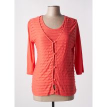 ALLIANCE - Twin-set orange en modal - Femme - Taille 44 - Modz
