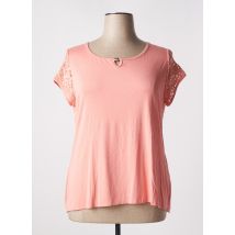 DIVAS - T-shirt orange en viscose - Femme - Taille 48 - Modz