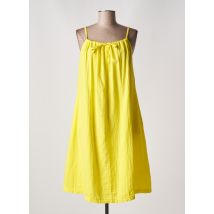 ZILCH - Robe mi-longue jaune en coton - Femme - Taille 42 - Modz