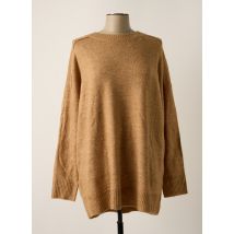 ONLY CARMAKOMA - Pull beige en polyester - Femme - Taille 50 - Modz