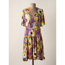 Y.A.S - Robe mi-longue violet en viscose - Femme - Taille 40 - Modz