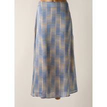 MUS & BOMBON - Jupe longue bleu en polyester - Femme - Taille 40 - Modz