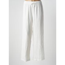 PIECES - Pantalon large blanc en coton - Femme - Taille 36 - Modz