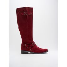 REGARD - Bottes rouge en cuir - Femme - Taille 39 - Modz