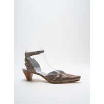 AYAME - Sandales/Nu pieds marron en cuir - Femme - Taille 35 - Modz