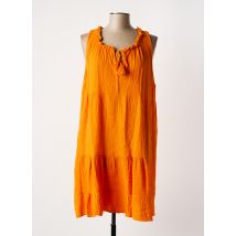 LA PETITE NÎMOISE - Robe mi-longue orange en coton - Femme - Taille 44 - Modz