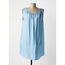 LA PETITE NÎMOISE - Robe courte bleu en lyocell - Femme - Taille 42 - Modz