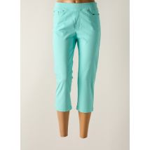 ANNA MONTANA - Pantacourt bleu en coton - Femme - Taille 36 - Modz