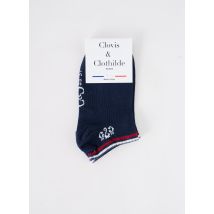 CLOVIS & CLOTHILDE - Chaussettes bleu en coton - Femme - Taille 35 - Modz